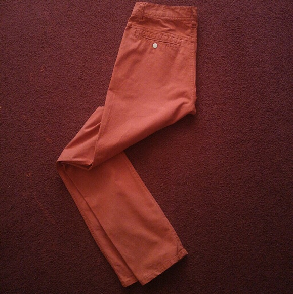 Men's Topman Vintage Skinny Orange Pants 30x32 - Picture 3 of 5